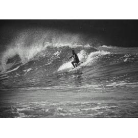 Kev Eaton surfing at Killalea Beach (The Farm) 1965