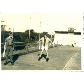 Frank Takkas at Roller Skating Rink, Fairy Meadow