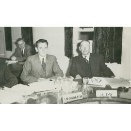 Shellharbour Aldermen AM Dudgeon and JC Day