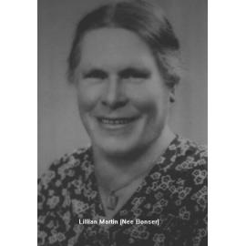 Lilian Martin (nee Bonser)