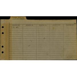 1939 - 1941 East Ward Valuation Book