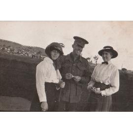 Kathleen (Kaleen) and Keith Allen, and Unknown Woman.