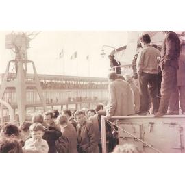 The 'Castle Felice' Leaving the Port in Germany for Australia