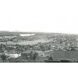 View from Mount Warrigal to Lake Illawarra Entrance.