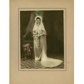 Margaret McDonald (Nee Brown) on her Wedding Day