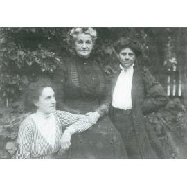 Blanche Raftery, Mary Raftery (nee Brownlee) and Mary Raftery (nee Bateman)