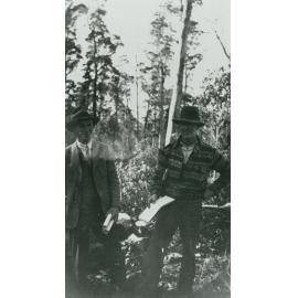 Charles Graham and Council Officer 