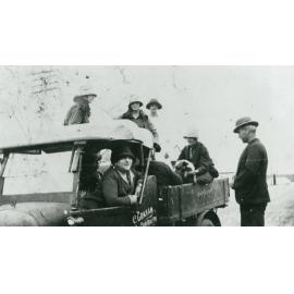 Charles Graham Contracting Truck and Holidaymakers