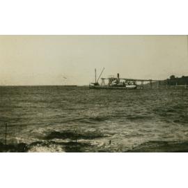 Ship at Bass Point Jetty