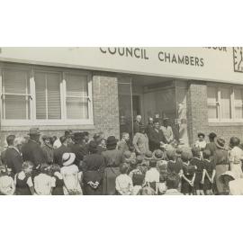 Official opening of the additions to Municipality of Shellharbour Council Chambers, Albion Park