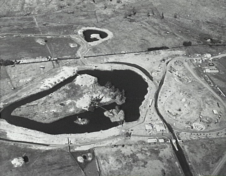 Dunmore Lakes 1977 and Dunmore Animal Park, c.1970.