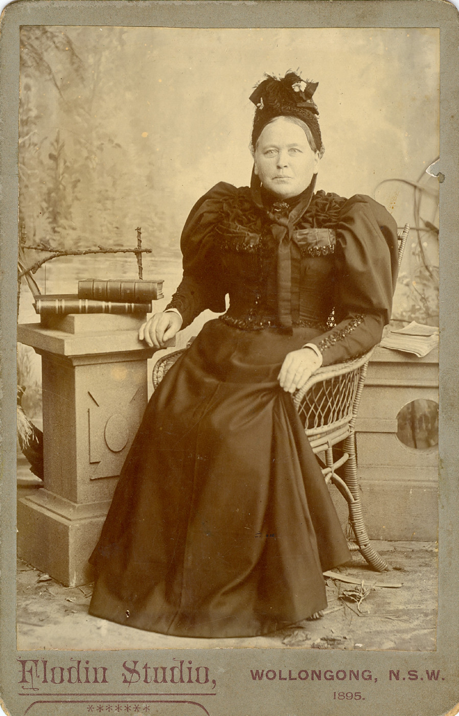Mary Jordan (nee Conheady) 1895.

Photo taken at 'Wairanga', Yellow Rock.
