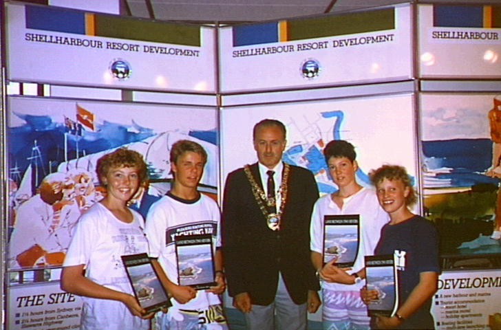 Rotary youth exchange visit to Shellharbour, 1988.